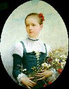 Lefebvre, Jules Joseph Portrait of Edna Barger of Connecticut Germany oil painting artist